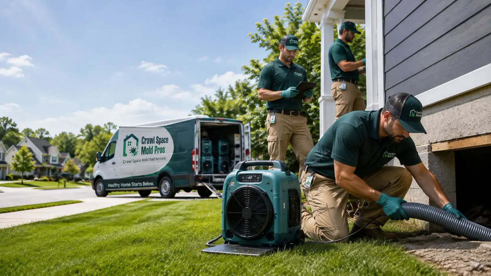 Crawl Space Mold Removal in Ione, CA